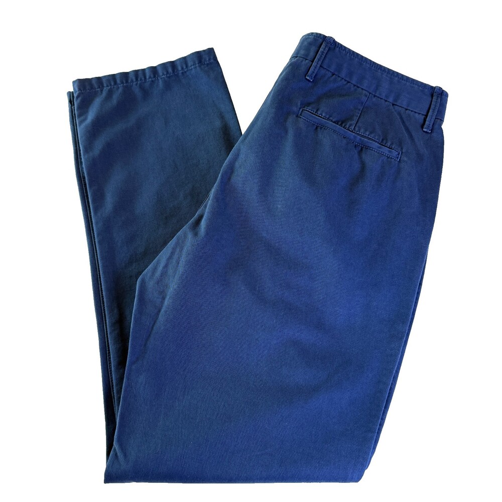 Gap Khakis BLUE Men's Chino Pants, Size 36x34, Lived In Slim Khaki, 100% Cotton